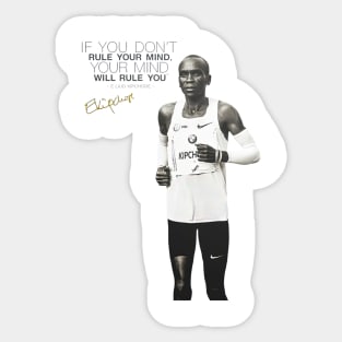 Eliud Kipchoge quote Sticker